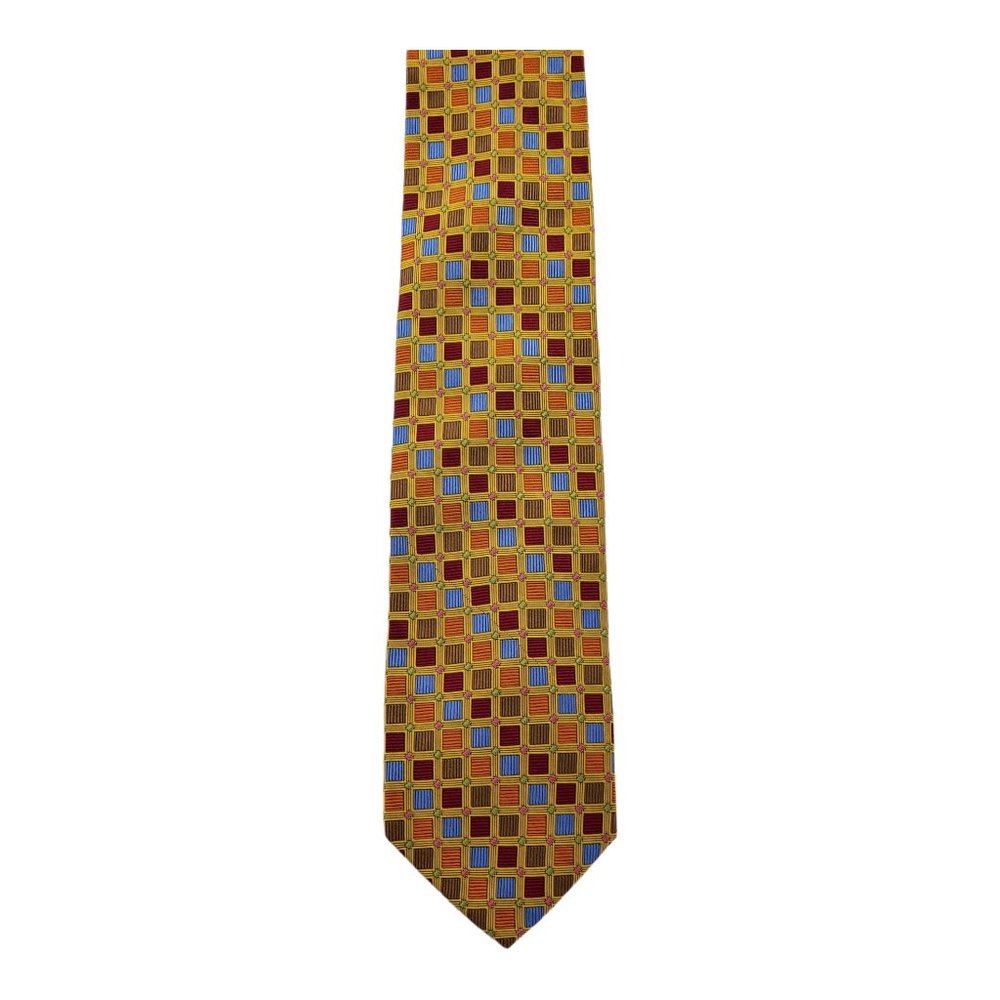 Hickey Freeman Checkered Multicolor Pattern 100% … - image 1